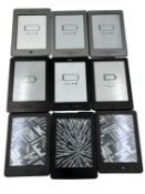 Assorted pre-owned Amazon Kindle E-Readers (Sold as seen).