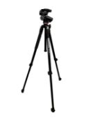 Pre-owned Manfrotto 290 Xtra Aluminium Tripod with Head in carry bag,