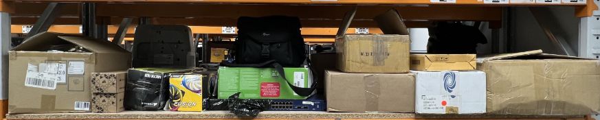 Assorted new and pre-owned IT and electrical items (All items sold as seen).