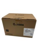 As new Zebra ZD22042-D0EG00EZ Direct Thermal Pinter (Box sealed).