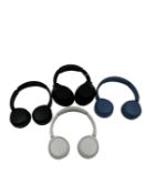 Pre-owned Sony WH-1000XM3 Wireless Noise Cancelling Headphones and three other Sony wireless headpho
