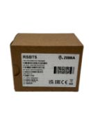 As new Zebra RS5100 2D Bluetooth Ring Scanner (P/N: RS51C0-TBDNWR).