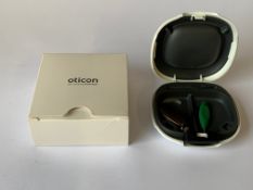 Oticon OPN Play 1 BTE PP (REF: 213023) Brown. As new (1 Hearing Aid included)