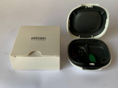 Oticon OPN Play 1 BTE PP (REF: 213023) Brown. As new (1 Hearing Aid included)