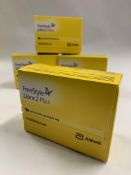 Four FreeStyle Libre 2 Plus Flash Glucose Monitoring System (EXP: 2025-10-31). As New.