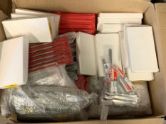 Mixed lot of assorted surgical instruments including Scissors, Tweezers, Probe Flat tips and more. A