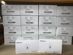 Eighteen Medtronic Guardian 4 Glucose Sensor Packs (REF: 16x MMT-7040C1 and 2x MMT-7040D1 / Expiry D