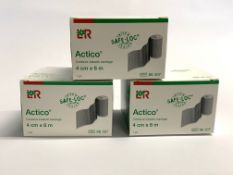 Thirty Five Actico Cohesive Inelastic Bandages (REF 88307) 4cm x 6m. As new (EXP 2026/02/28)