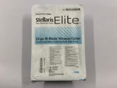 Box of Six Stellaris Elite 25 ga. Bi-Blade Vitreous Cutter Combined Wide-Field Stellaris Elite Pack