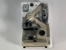 40X-1000X Student Biological Field Microscope with LED Lighting and Slide Preparation Kit (MN: M100C