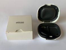 Oticon Xceed 1 BTE UP (REF: 214252) Black. As new (1 Hearing Aid included)