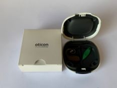 Oticon OPN Play 1 BTE PP (REF: 213023) Brown. As new (1 Hearing Aid included)
