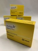 Four FreeStyle Libre 2 Plus Flash Glucose Monitoring System (EXP: 2025-10-31). As New.