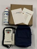 An Ultrasound Technologies Pocket Fetal Doppler With FHR, PD1 + 2MHz (EAN 5060337640053).