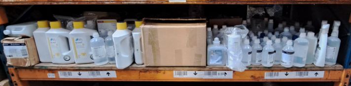 A large quantity of Medical Liquids and Solutions to include Durr Dental Orotol Plus, Bausch + Lomb