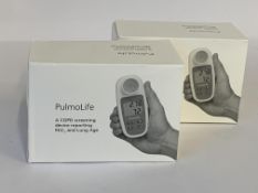 Two PulmoLife COPD Screening Device Reporting FEV Lung Age. As New.