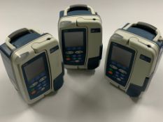 Three BD Alaris Volumetric Pump with Guardrails (REF: 9002TIGO3-G) Preowned