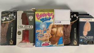 Sextoy Secret Weapons, Silexd 7.5/19cm Memory Silicone Dildo, Brandy Big Boobed Love Doll and Calext