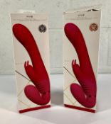 Two Vive Suki Vibrators Pink (Outer Boxes Slightly Distressed).