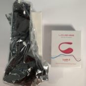 Lovense Lush 3 Bluetooth Remote Controlled Egg Vibrator and a Black Approx 9
