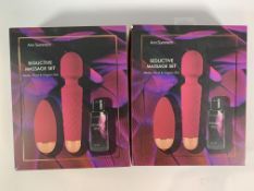 Two Ann Summers Seductive Massage Sets, Contains Massage Wand, Pebble Massager and Orgasm Gel, Outer