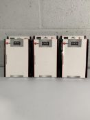 Three Ledapol women's Adult Party Wear To Include leather Slip - Slipy, Red, Size Small, PVC Rock -