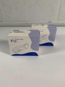 Two Dame Kip Lipstick Vibrators, Lavender.