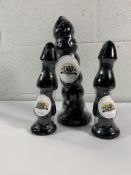 WAD Beyonder Butt Plug 12 Inches - Black And Two WAD 3 Bangs for Your Butt Anal Dildo 7.5 Inch.