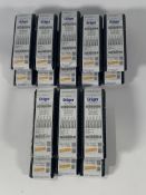 Six Packs of Drager Carbon Dioxide 100/a-P (100-3000 ppm) Aerotest Tube (REF: 6728521, Packs of 10,