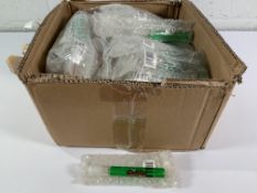 Approximately Seventy Chongz Down Stems - Smoking paraphernalia - Green Liquid Effect Glass. As New.
