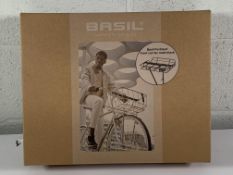A Basil Portland Bicycle/Bike Front Carrier in Black. As new.