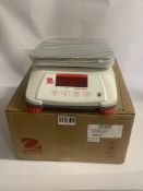 Ohaus Valor 4000 Bench Scales (REF: V41PWE1501T). As New.