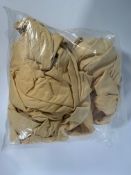 Bag of ten Chamois Leather car cleaning cloths. As new