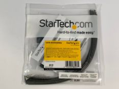A Box of twenty Startech Universal Connectivity Locks - Steel Tether 20 per pack. As New