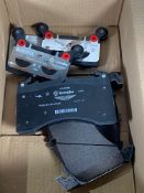 Front and back set of brembo brake pads for Aston Martin.