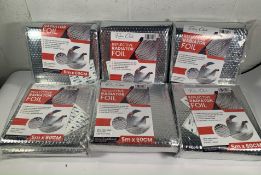 Six Packs Fabian Clarke Reflective Radiator Foil, Reduces Heat Loss By Upto 90%, Saves on Energy Bil
