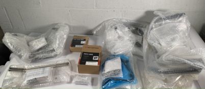 Eight Motorbike Related Parts/ Accessories To Include Triumph/Moto Guzzi/Bmw Crash Bars, Adv Rack an