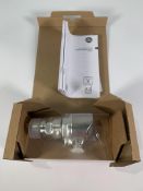 IFM Programmable Electronic Flush Pressure Sensor with Display in Stainless Steel Housing Ideal For