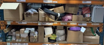 Two Shelves Quantity Of Electrical and Plumbing Re