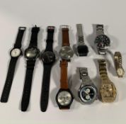 Ten pre-owned Watches to include Casio, Emporio Ar