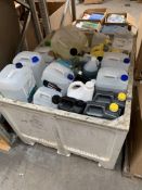 A Stillage Of Assorted Liquids, Oils And Related I