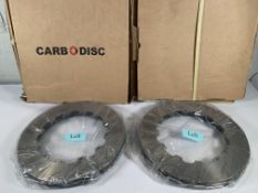 Two as new Valiant Ecosse Brake Disc Ring Set Fron