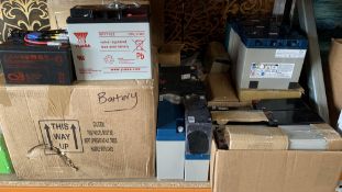 Twenty Five Assorted Batteries, New and Pre-owned.