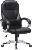 SONGMICS OBG22BUK Executive Office Chair with High