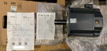 Siemens Simotics Motor, Pre-owned.