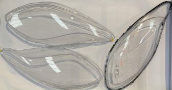 Three Headlight Lens Covers, One Aston Martin R/H