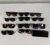 Ten pairs of Designer Sunglass and Eyewear to incl