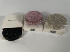 One Hundred Kelly White Refillable Cases in variou