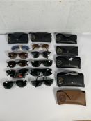 10 Pairs Of Ray-Ban Sunglasses To Include RB3016,