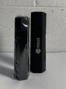 A HexClad Mill Tabletop Pepper Grinder, Black. As